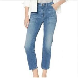 J. Crew Cropped Ankle Patch Pocket‎ Utility Jeans Women's SZ 27P - NWT